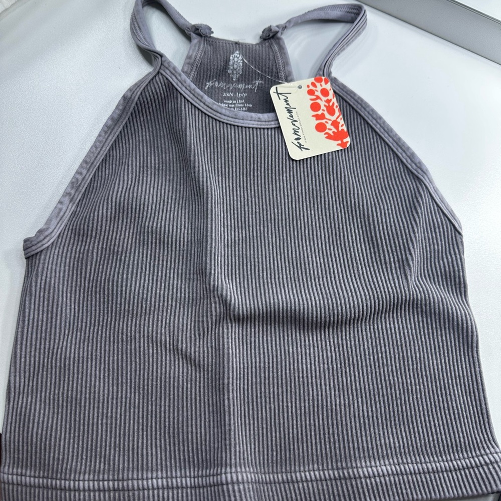 FP Movement Gray Sports Bra with Racerback Design - Picture 8 of 8